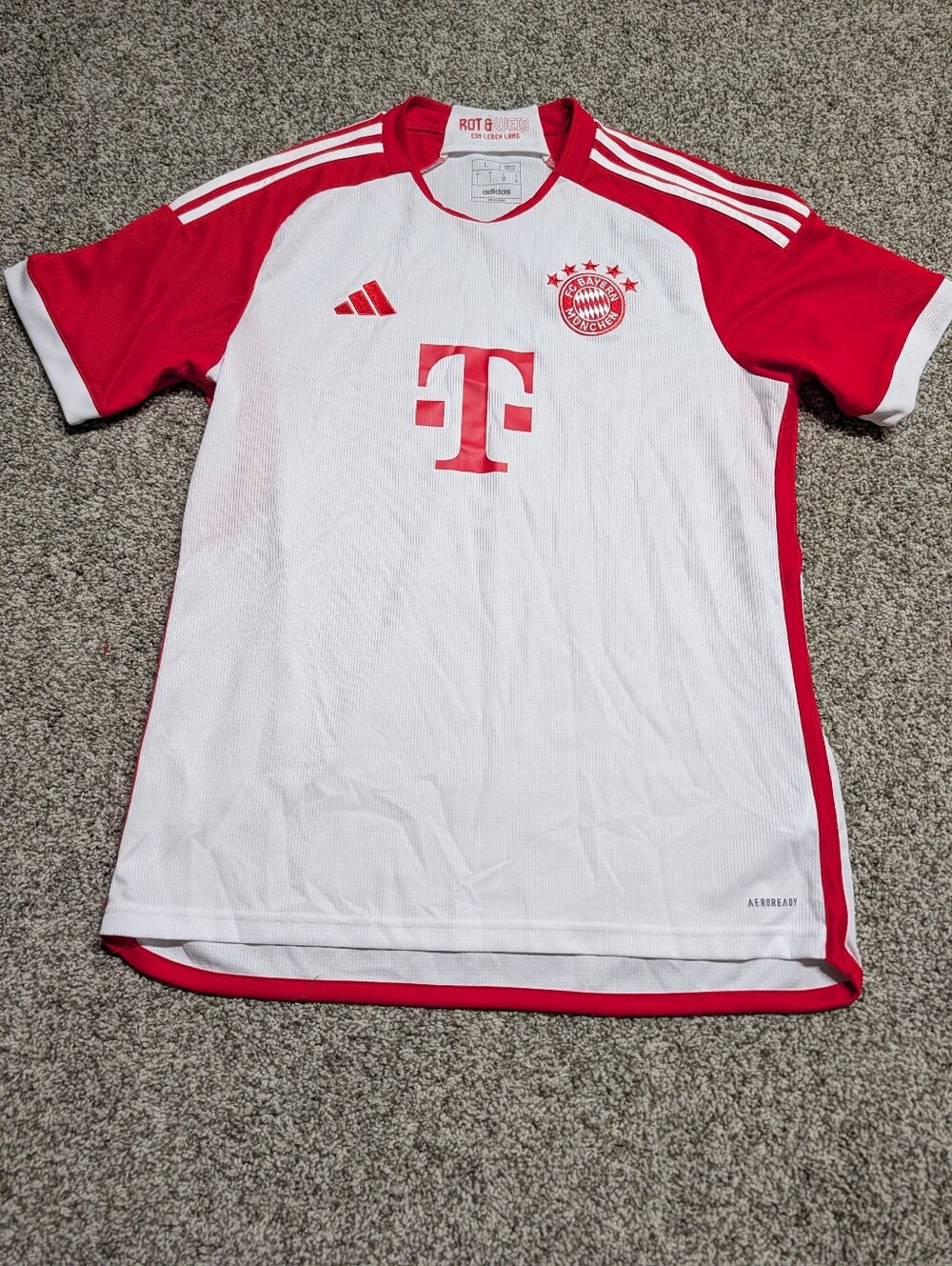 Adidas FC Bayern Munich Home Soccer Jersey Size Large 2023-2024